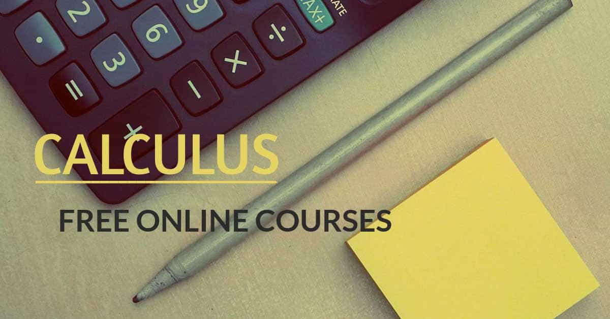 Free Calculus Online Courses with Video Lectures Learn. MOOC Courses.